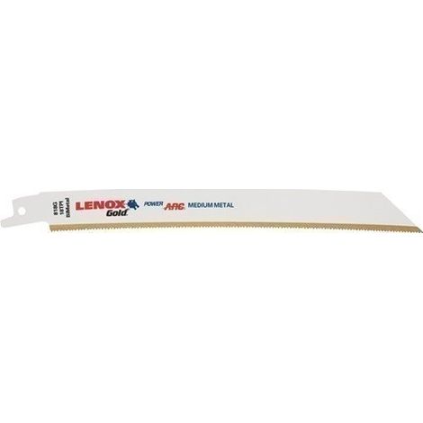 Hoja Sierra Sable 203Mm Hss Titanio Tipo 818Gr Gold Lenox