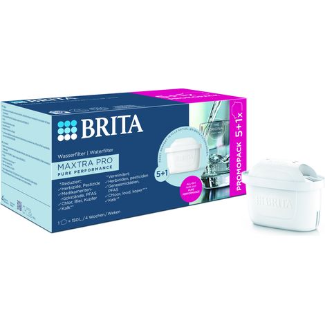 Brita Filterkartuschen MAXTRA PRO Pure Performance All-IN-1, 6er Pack