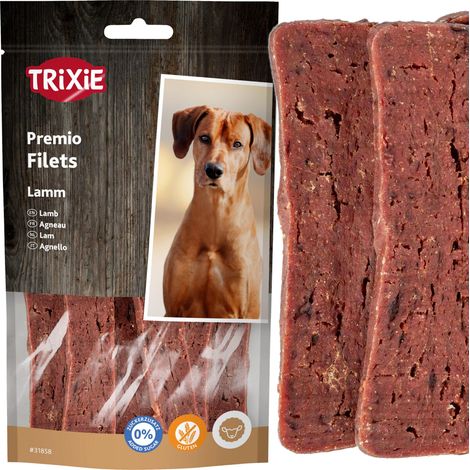 Hundeleckerli Weiche Lammstreifen (93%) Filets Trixie Premio 80g