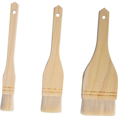 Ensemble de brosses en laine multi-usages pour la cuisson du churrasco à l'huile, les grillades et les sauces faciles