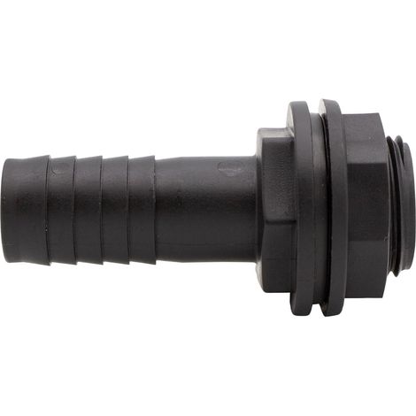 Passacavo pour réservoir 16249, filetage extérieur de 1" x 25 mm, en polypropylène, avec joint inclus (1/4)