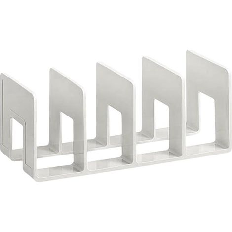 Estantería acrílica con cuatro compartimentos,estante de almacenamiento para escritorio,estante antideslizante para cocina,adecuada para libros (1/5)