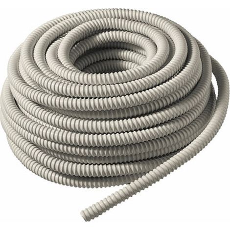 Tube spirale intérieur lisse condensat Ø18 mm – Écoulement naturel – Prévention des écrasements – Flexibilité pour espaces techniques