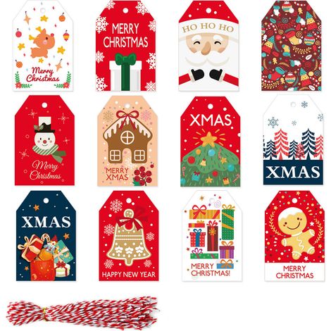 10 Carte de vœux, design 3D relief, carton durable, décoration Noël (1/5)
