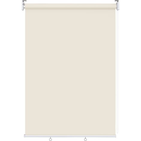 Randaco Tenda Verticale Esterna 100x140 cm per Balcone e Terrazza Protezione Solare Impermeabile 80% Beige