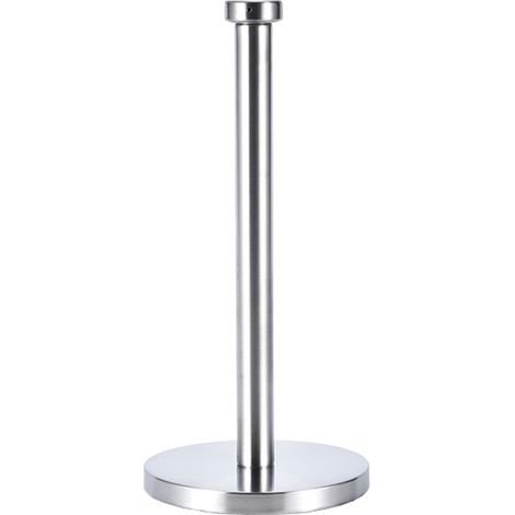 Porte-rouleau de cuisine pour papier toilette - Autoportant - Support vertical en acier inoxydable de 32 cm - Porte-rouleau sans perçage pour essuie-tout - Pratique pour la cuisine, la salle de bain e (1/5)