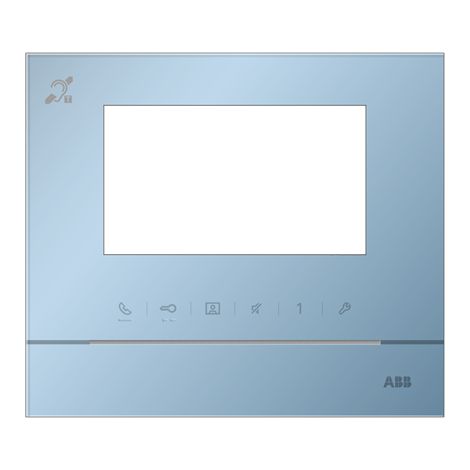 Welcome M Face Avant pour Ecran 4.3-Bleu boucle Inductive 2TMA210050L0002 ABB 52313FC-L