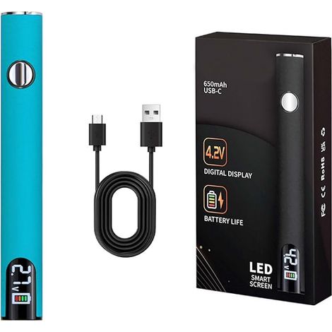 USB-C Wireless Soldering Iron, 650mAh Battery Portable Electronic Soldering Iron, 510 Threaded Connector with LED Display and 3 Temperatures for Circuit Repair and Jewelry (1/5)