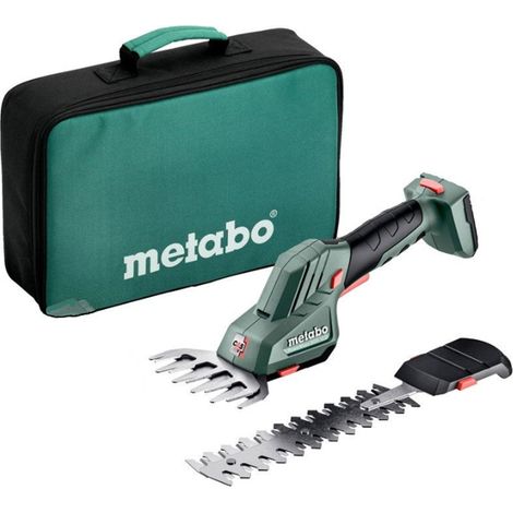 METABO Powermaxx SGS 12 Q Cordless Shrub and Grass Shears & Soft case