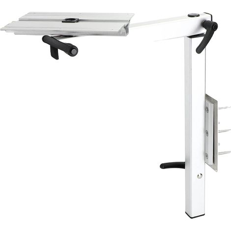 Pied de table, hauteur réglable, rotation à 360 degrés, Argent (1/2)