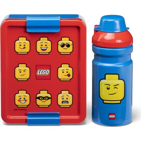Gourde et boîte à lunch Lego 1700 ml - Cadeau pour l'école ou la maternelle