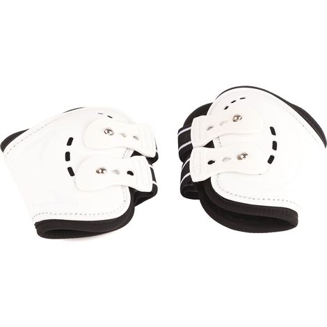 GARRYFIZH Guêtres pour boulets de cheval, résistantes aux chocs, respirantes, pour équipement de protection, blanc M (1/5)