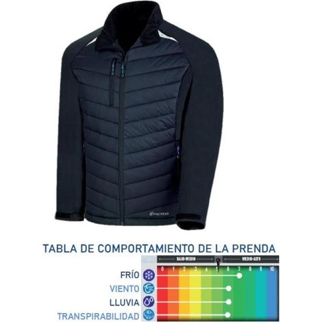 marca finstockropa abrigo chaqueta softshell hibri neg s 288cshs