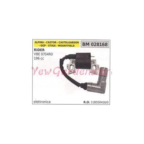 Bobina accensione GGP per rider VBE0704RO 196CC 028168