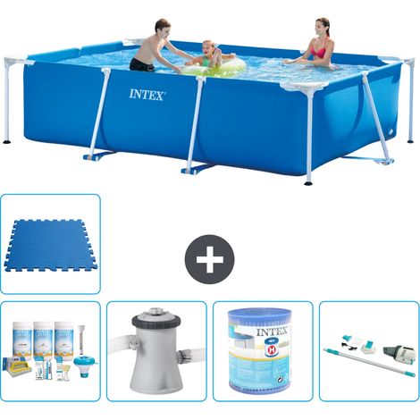Intex Piscina con struttura Rettangolare - 300x200x75 cm - 7-pezzi  S40193 (1/5)