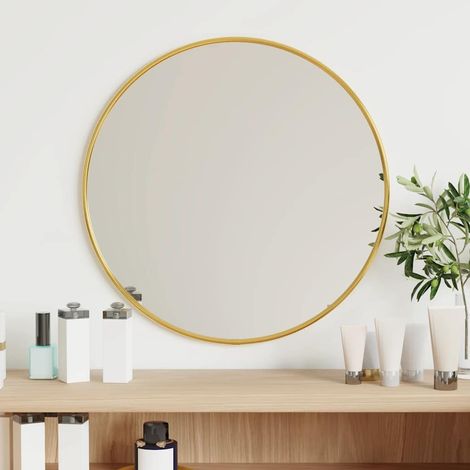 Wandspiegel Golden Ø 40 cm Rund