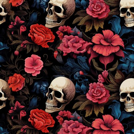 Tela Oxford decorativa para exteriores - Motivo de calavera I DX4375 (1/5)