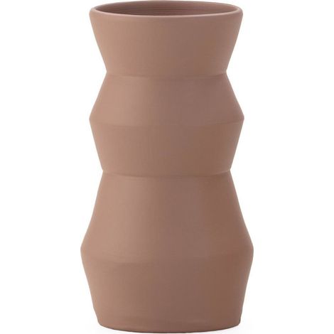 Vase sculptural en argile rougeâtre - Rougeâtre (1/5)