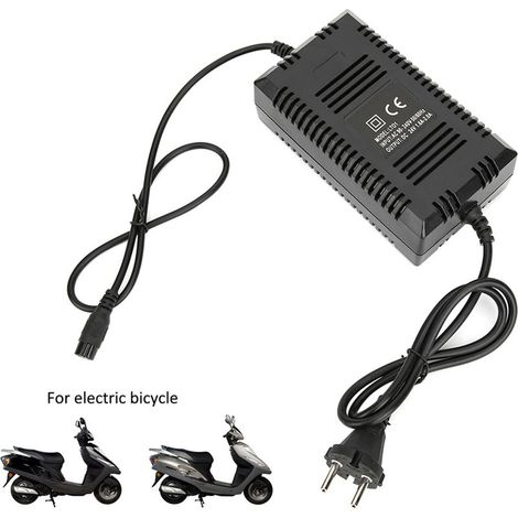 Chargeur de batterie lithium 24V portable pour vélo électrique, prise européenne 90-240V (1/3)