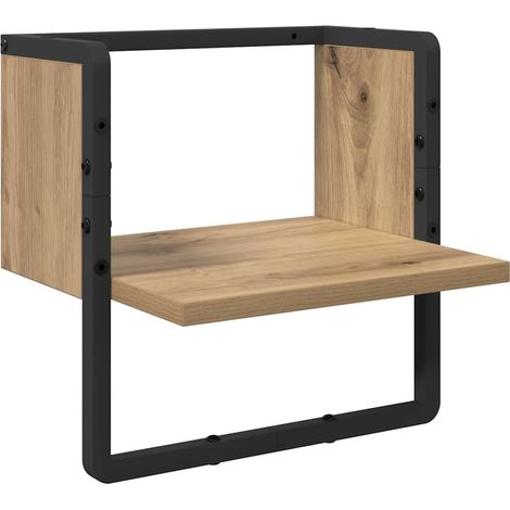 Wall Shelf Artisian Oak 30 x 25 x 30 cm Engineered Wood vidaXL