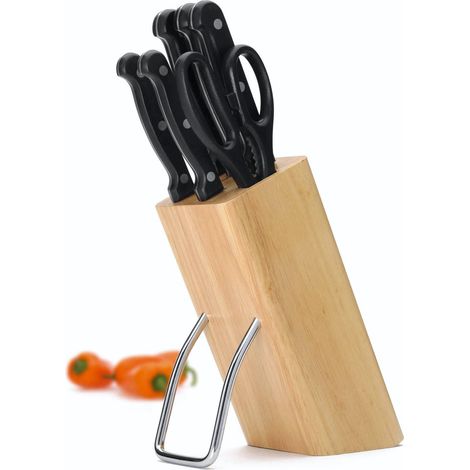 Kitchen Craft - Set de 6 Messer mit Stand de Holz
