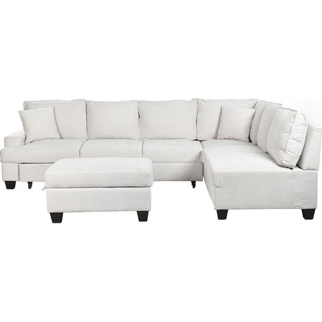 Sofa Cama Poliester 285X260X90 Beige (1/5)