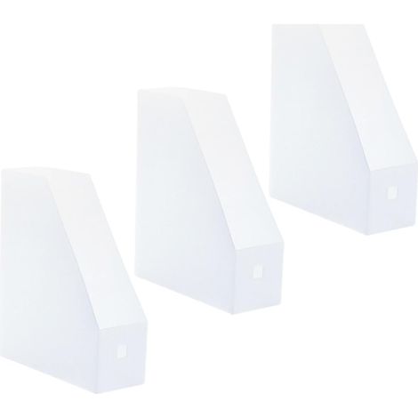 3 pièces Étagères de Rangement Verticales pour Bureau Supports de Dossiers (1/5)