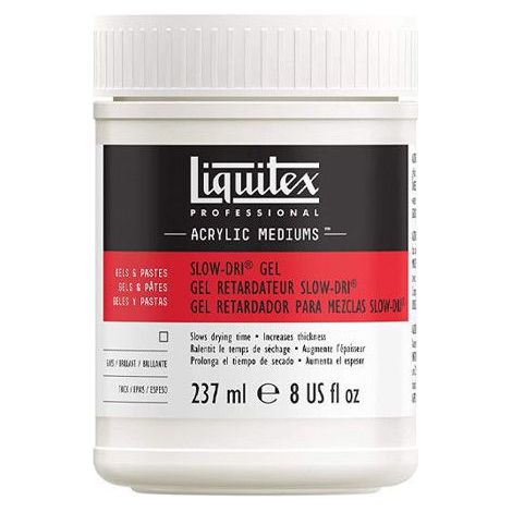 Gel retardateur - Slow-Dri - Médium - Peinture acrylique - Pot 237ml - Liquitex (1/3)