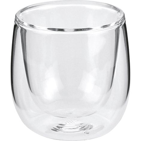 Verres à expresso Cilio, lot de 2, double paroi, 0,08 l, diamètre 6 x 6,5 cm (1/3)