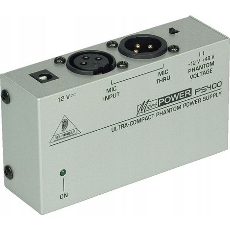 Behringer micropower PS400 - Phantomspeisung