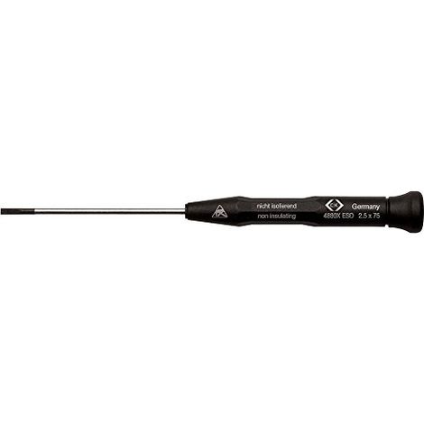 C.K Xonic ESD destornillador plano antielectrostático cromo 3mm