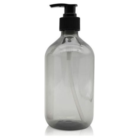 500ml distributeurs de savon (gris), flacon pompe à pression en plastique vide, rechargeable, pour huiles essentielles, lotions, shampoings et aprèsshampoings (1/5)
