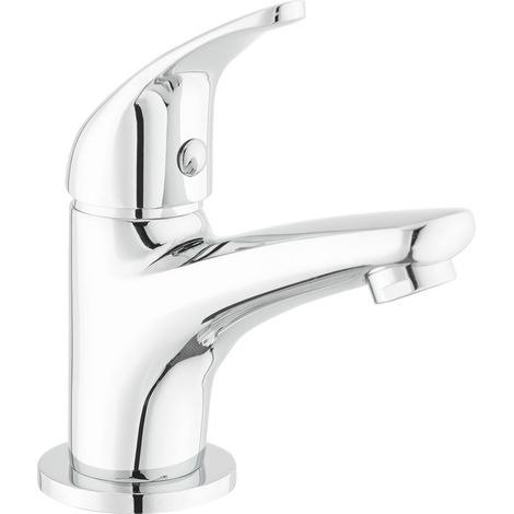 Grifo de lavabo de agua fría sobre encimera con palanca, sin desagüe, cromo (SIKOBSLPRO190) (1/5)