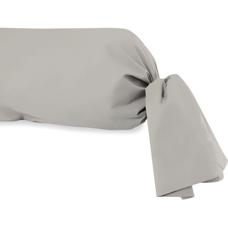 Taie de traversin en coton 57 fils 45x185 cm UNI lin, par Soleil d'ocre