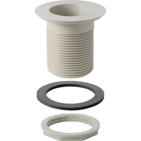 Geberit piletta di scarico con filettatura tonda: Rg=60x1/8, D=8.8cm, grigio ghiaia, 352329081