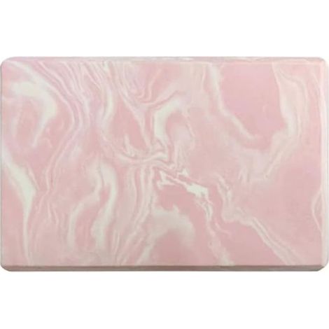 Brique de Yoga EVA Camouflage 22,5x15x7,5 cm - Bloc Haute Densité Antidérapant Texture Diamant pour Pilates Fitness Danse Étirement - Léger 180g Rose (1/5)