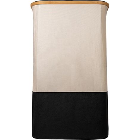 Cesto de ropa plegable de gran capacidad 443373 – con tapa y asa, cesto para ropa con bolsa interior extraíble, cesto de ropa para organización del hogar-Crezuo