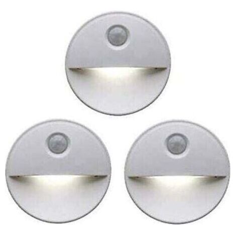 Veilleuse LED dtecteur de mouvement Teinte induisant le sommeil grce aux ampoules LED Fonctionnement sans fil Parfait pour les armoires de salle de bain, les escaliers et plus