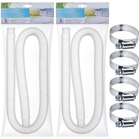 Tuyau de remplacement pour piscine - Compatible Intex - Transparent - Accessoire piscine hors sol - Velunor (1/4)