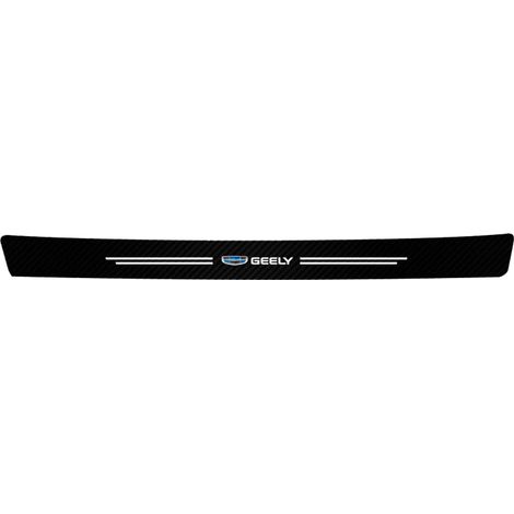 (Pour Geely,1 pièce pour coffre) Autocollant de protection de seuil de porte en fibre de carbone de haute qualité pour Geely Geometry C Coolray GX3 LC Panda Emgrand X7 EC7 Tugella Atlas (1/3)
