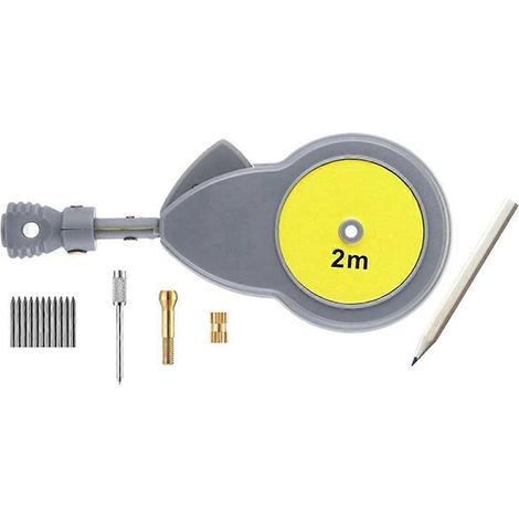 Mètre ruban Rotape, compas à ruban, compas à flèche pour tracer des cercles et des lignes avec un mètre ruban (1/5)