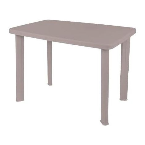 Table de jardin "Faretto" - Taupe - L 100 x H 72,5 cm - Livraison gratuite (1/3)