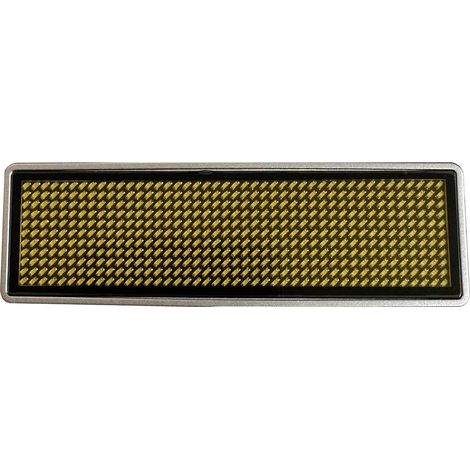 SERTRONICS TARGHETTA LED ARANCIONE 44 X 11 PIXEL (L X A X P) 93 X 30 X 6 MM 125912 (1/2)