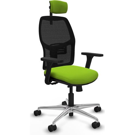 Chaise piqueras y crespo Alfera vert pistache aluminium (1/2)