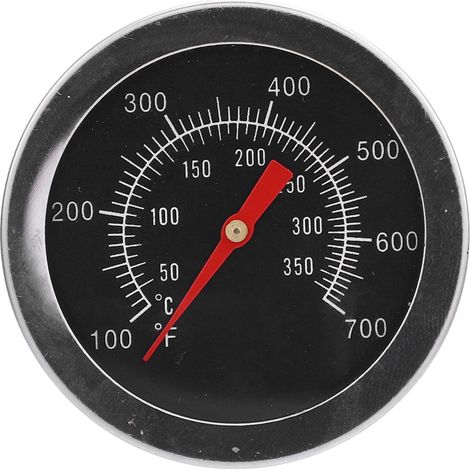 Thermomètre Four Inox Filetage M8 Cadran 52mm Lecture Précise 100-700°F Résistant Corrosion Idéal Barbecue Cuisson (1/4)