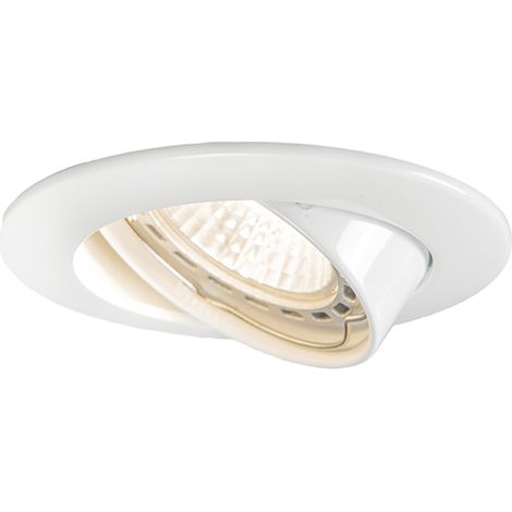 QAZQA Foco empotrable orientable blanco - Edu