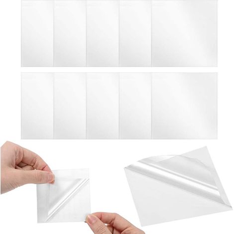 Kit de réparation pour spa gonflable,10 pièces,étanche, auto-adhésif,super ductile,TPU transparent, rustine pour matelas gonflable, réparation liner piscine,rustine pour bouée gonflable (1/5)