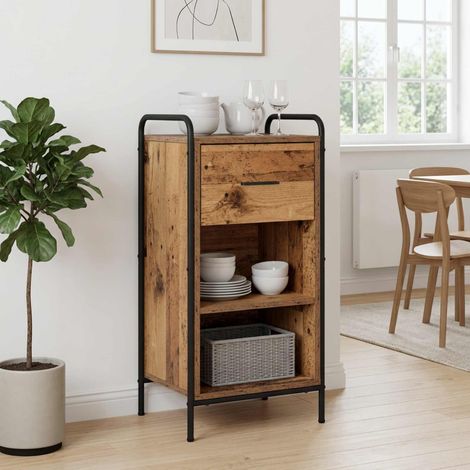 vidaXL Sideboard Old Wood 40 x 33 x 80.5 cm Engineered Wood (1/5)