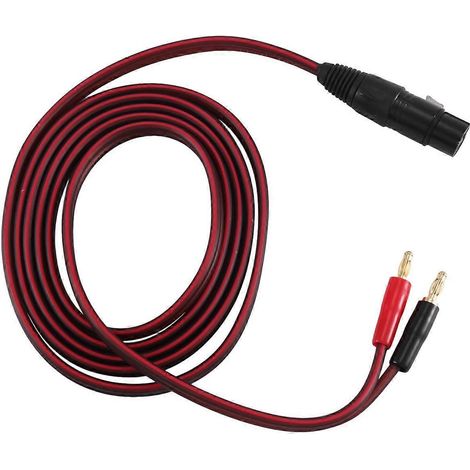 Câble audio XLR vers banane (XLR femelle 3 broches vers double fiche banane), HiFi (1/5)