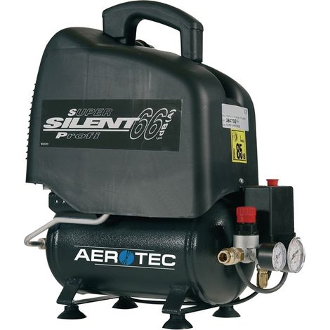 AEROTEC Kompressor 6 Liter Vento Silent, NUR 66 dB, extra schmal (1/4)